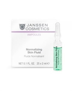 Нормализующий концентрат для ухода за жирной кожей Normalizing Skin Fluid 3 ампулы х 2 мл Janssen cosmetics