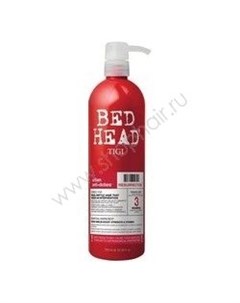 Bed Head Urban Anti dotes Resurrection Шампунь для сильно поврежденных волос уровень 3 750 мл Tigi