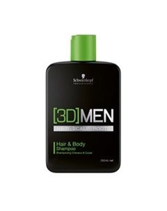 3D Mension Hair and Body Shampoo Шампунь для волос и тела 250 мл Schwarzkopf professional