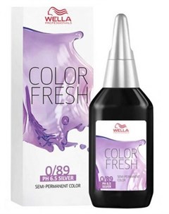 Wella Color Fresh Оттеночная краска 0 89 жемчужный сандрэ 75 мл Wella professionals