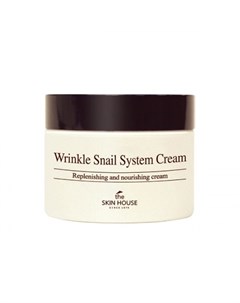 Wrinkle Snail System Cream Улиточный крем анти возрастной 50 мл The skin house