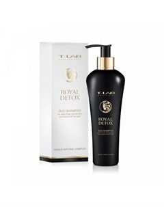 Royal Detox DUO Shampoo ДУО шампунь для абсолютной гладкости волос 300 мл T-lab professional