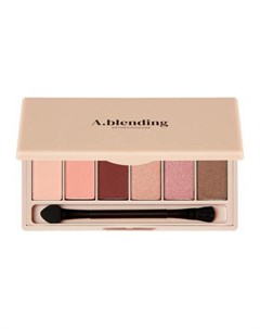 A blending Pro Eyeshadow Palette Nude Beach Тени для век 12 г Esthetic house