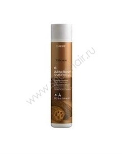Teknia Ultra Brown Shampoo Шампунь для поддержания оттенка окрашенных волос Коричневый 100 мл Lakme