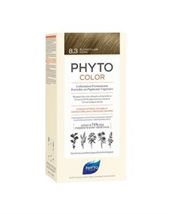 PhytoCOLOR Краска для волос 8 3 Светлый золотистый блонд 60 мл Phytosolba