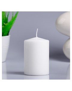 Свеча цилиндр ароматическая Белая лилия 5 6х8 см Фда-card
