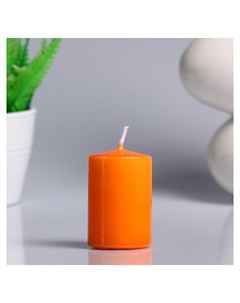 Свеча цилиндр ароматическая Апельсин 4х6 см Nnb