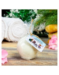 Шипучая бомбочка из персидской соли Счастливого нового года с эфирным маслом персика Добропаровъ