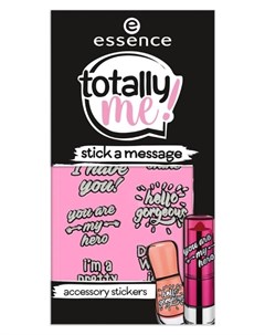 Наклейки для косметических продуктов Totally Me Stick A Message Accessory Stickers Essence