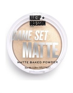 Пудра для лица матирующая Game Set Matte Makeup obsession