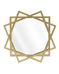 Зеркало настенное begonia золотой 70x70x5 см To4rooms