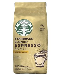 Кофе Blonde Espresso зерновой 200гр Starbucks