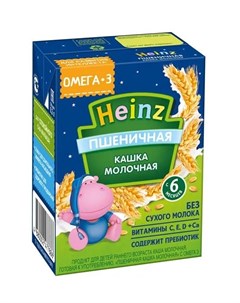 Каша молочная жидкая Пшеничная 200мл Heinz