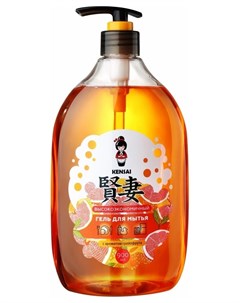 Гель высокоэкономичный для мытья посуды и детских принадлежностей с ароматом грейпфрута Kensai