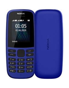 Мобильный телефон 105 Dual Sim TA 1174 Blue Nokia