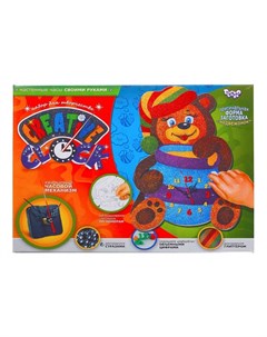 Набор для творчества Часы Creative clock Медвежонок Danko toys