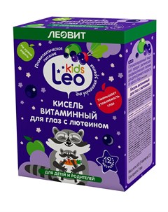 Кисель витаминный для глаз с лютеином для детей 5 пакетов х 12 г Leo Kids Леовит