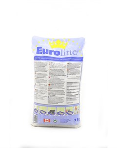 Комкующийся наполнитель Контроль запаха без пыли аромат детской присыпки 7 кг Eurolitter