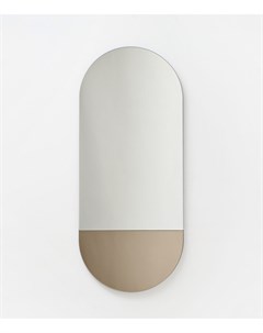 Овальное зеркало moust бронзовый 47x110x2 см Banska