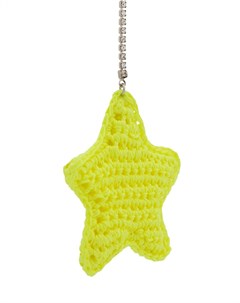Venessa arizaga серьги тканого дизайна в форме звезды с кристаллами один размер желтый Venessa arizaga