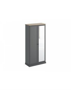 Шкаф двухдверный caprio серый 105x214x46 см Ogogo