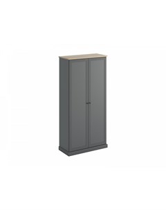 Шкаф двухдверный caprio серый 105x214x46 см Ogogo