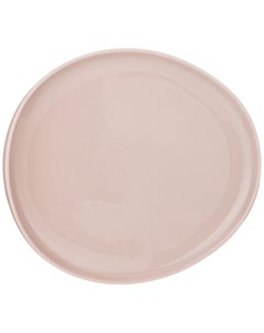 Тарелка обеденная Fusion пудровая 27х25см фарфор Porcelain manufacturing factory