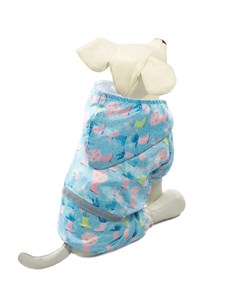 TRIOL Костюм дождевик для собак со светоотражающей лентой Букет M Одежда для собак