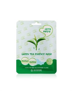 Успокаивающая маска для лица Green Tea Essence Mask с экстрактом зеленого чая 25г Skindigm
