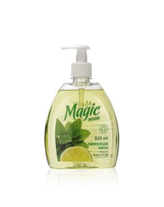 Жидкое мыло для рук Лимонная Мята 520мл Magic boom