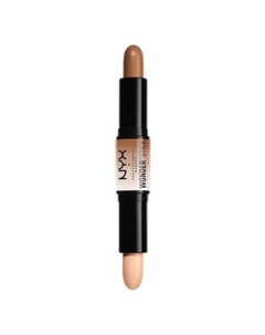 Консилер для лица WONDER STICK тон 02 Medium для контурирования двусторонний Nyx professional makeup