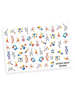 Слайдер дизайн Молекулы SD 60 Invent print