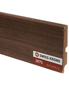 Плинтус P85 3875 Indian Walnut 2500х85х16мм Kronopol