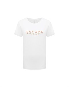 Хлопковая футболка Escada sport