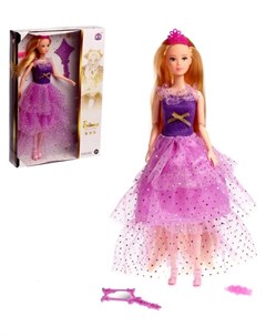 Кукла модель Елена шарнирная в пышном платье с аксессуарами Nnb