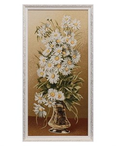 Гобеленовая картина Букет белые ромашки 38 70 см Nnb