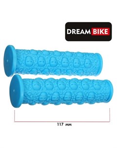 Грипсы 117мм цвет голубой Dream bike