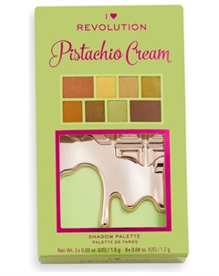 Палетка теней для век Mini Chocolate Palette Pistachio Cream I heart revolution