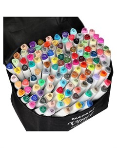 Набор двухсторонних маркеров для скетчинга Vinci 120 цветов трёхгранный корпус Mazari