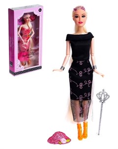Кукла модель шарнирная Дженнифер в платье с аксессуарамм Nnb