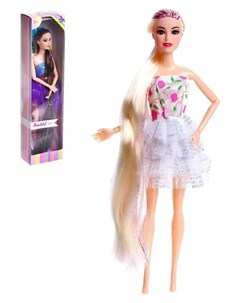 Кукла модель шарнирная Оля в платье Nnb