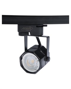 Трековый светильник Luazon Lighting под лампу Gu10 восемь граней корпус черный Luazon home