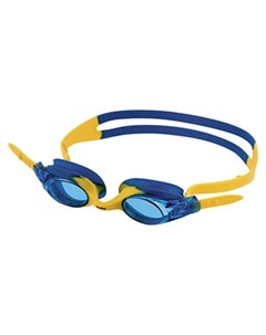Очки для плавания Fashy Spark 1 синие линзы нерегулируемая переносица синяя жёлтая оправа Nnb