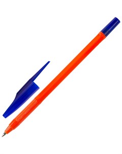 Ручка шариковая масляная Flare синяя корпус оранжевый узел 1 мм линия письма 0 7 мм Staff
