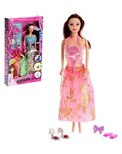 Кукла модель Катя с набором платьев и аксессуарами Nnb