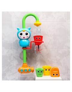 Набор игрушек для ванны Глазастики на присоске на батарейках Nnb