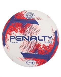 Мяч футбольный Penalty Bola Campo Lider N4 Xxi размер 4 PU термосшивка цвет белый синий красный Nnb