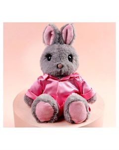 Мягкая игрушка Зайка в пижаме цвет розовый Зайки lilu