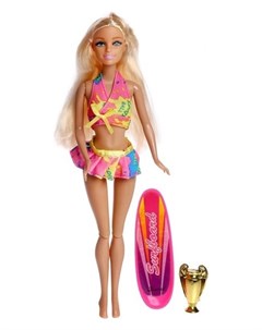 Кукла модель Ксения на отдыхе шарнирная с аксессуарами Nnb