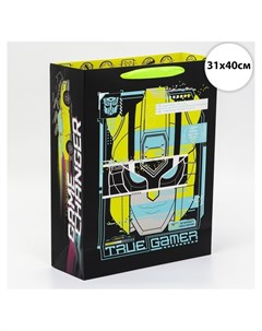 Пакет подарочный Gamer трансформеры 31х40х11 5 см Hasbro